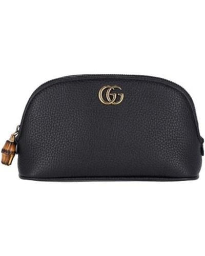 Gucci "Gg" Beauty Case - Black