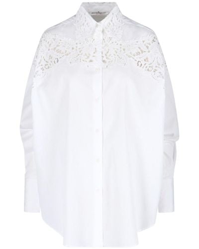 Ermanno Scervino Lace Detail Shirt - White