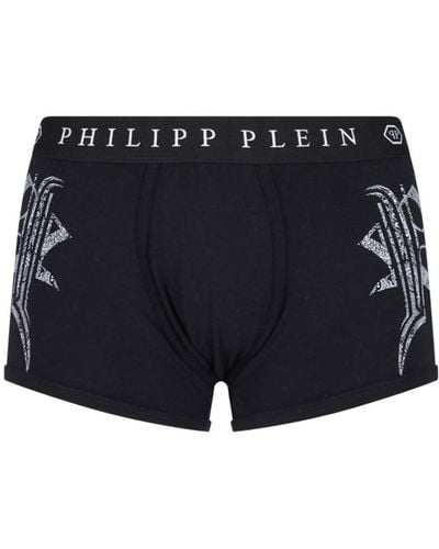 Philipp Plein Boxer "Gothic" - Nero