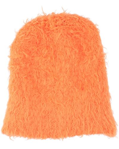 The Attico Knitted Beanie - Orange