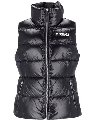 Mackage 'chaya' Padded Vest - Black