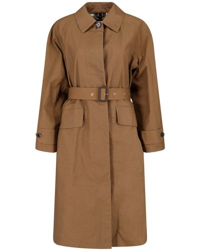 Loro Piana Single-breasted Trench Coat - Brown