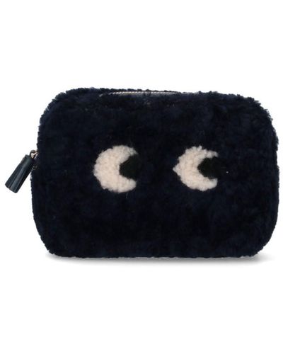 Anya Hindmarch "mini Eyes" Crossbody Bag - Black