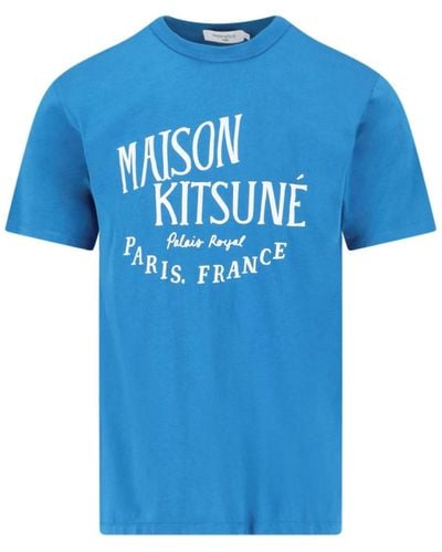 Maison Kitsuné T-shirt "palais Royal" - Blue