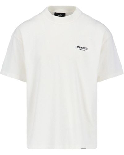 Represent T-Shirt Logo - Bianco