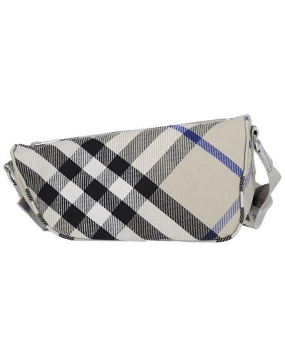 Burberry Small Pouch "messenger Shield" - Grey