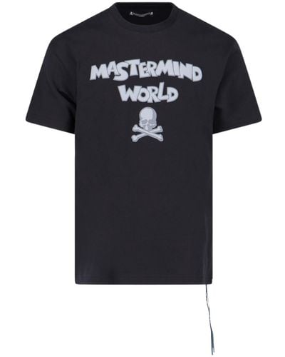 MASTERMIND WORLD Back Print T-shirt - Black