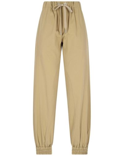 Sa Su Phi Drawstring Detail Trousers - Natural