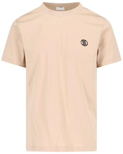 Burberry T-Shirt Logo - Neutro