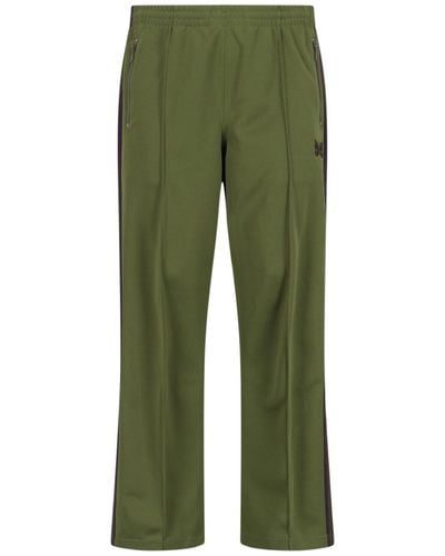 Needles ' Track Pant' Track Trousers - Green
