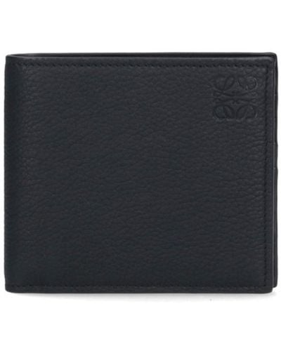 Loewe Bi-fold Logo Wallet - Black