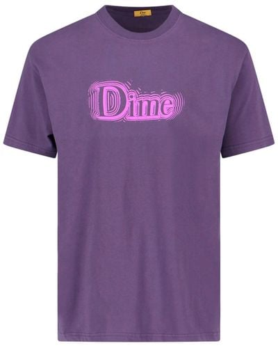 Dime Logo T-shirt - Purple