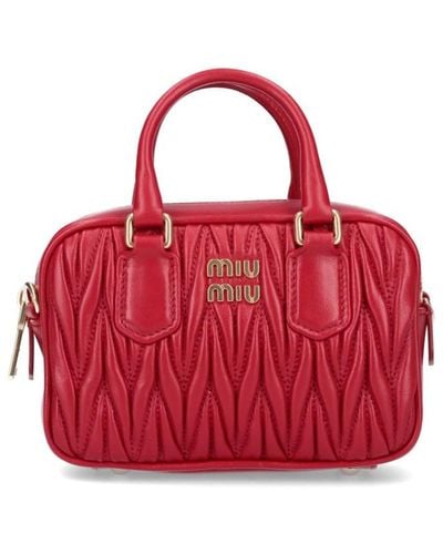 Miu Miu Borsa Mini "Arcadie" - Rosso