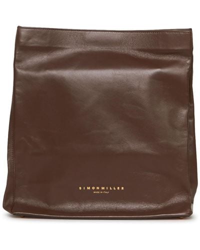 Simon Miller Lunchbag Small Clutch - Brown