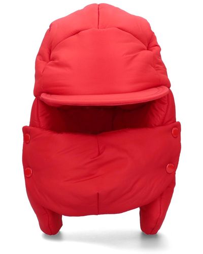 Burberry Oversized Padded Cap - Red