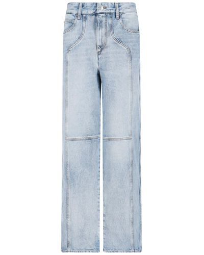 Isabel Marant Jeans Dritti - Blu
