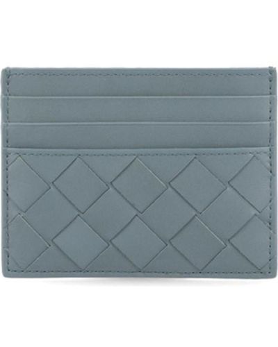 Bottega Veneta Woven Cardholder - Blue