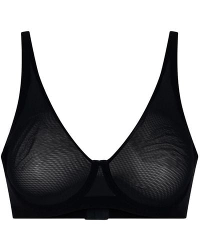 Wolford Tulle Bra Size 85B USA: 38B Color: Black Style 69571 - 10