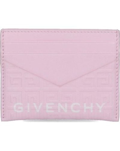 Givenchy 'g Cut 4g' Card Holder - Pink