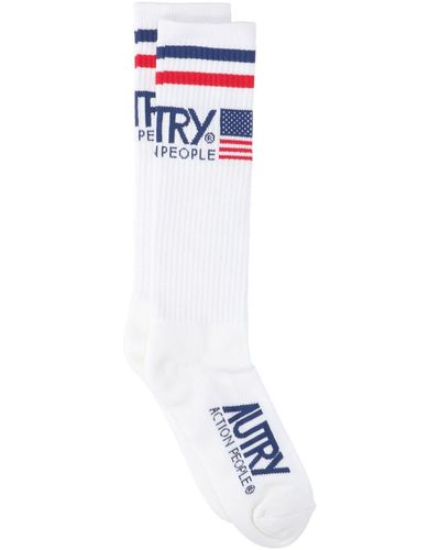 Autry 'icon' Logo Socks - White