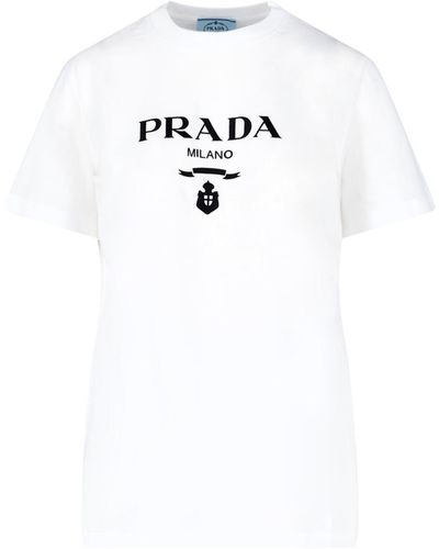 Prada Logo T-shirt - White
