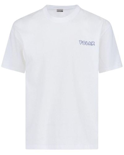 POLAR SKATE T-Shirt "Crush" - Bianco