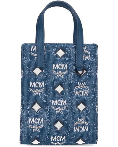 MCM 'aren' Mini Tote Bag - Blue