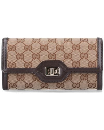 Gucci "continental Luce" Wallet - White