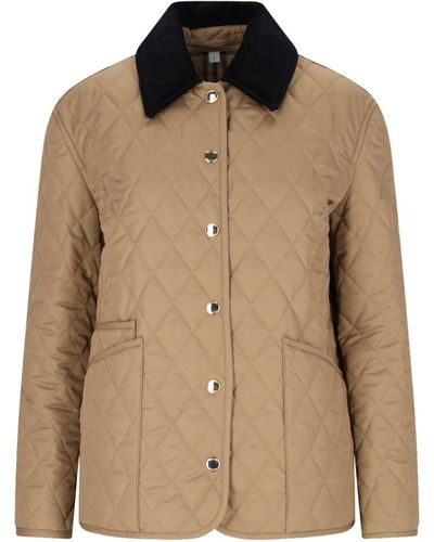 Burberry Quilted Jacket - Brown