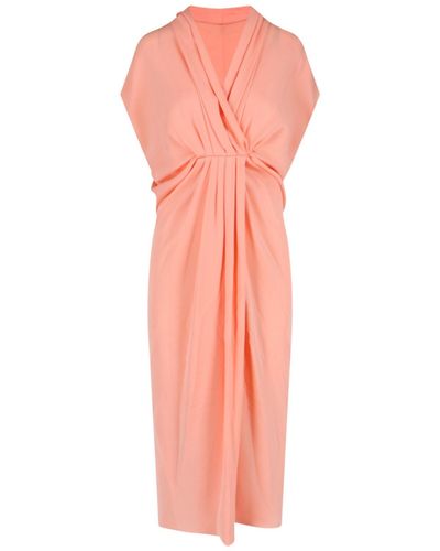 Giorgio Armani Silk Maxi Dress - Pink