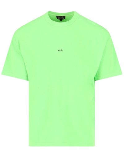 A.P.C. Logo T-shirt - Green