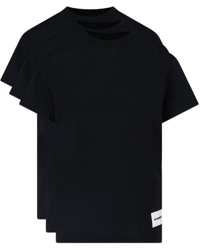 Jil Sander Set T-Shirt "3-Pack" - Nero