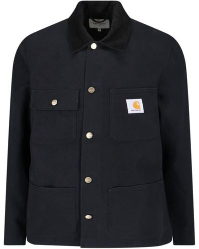 Carhartt 'michigan' Shirt Jacket - Black
