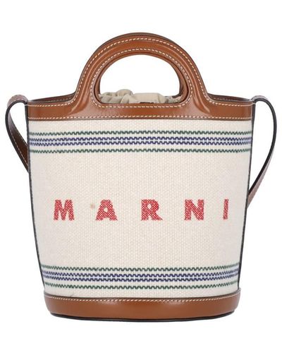Marni Small Bucket Bag Tropicalia - Pink