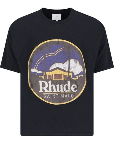 Rhude T-Shirts And Polos - Black