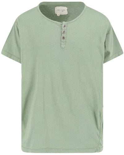 Greg Lauren Crew Neck T-shirt - Green