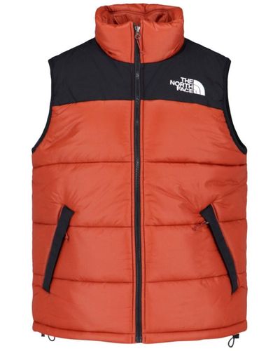 The North Face 'himalayan' Padded Vest - Orange