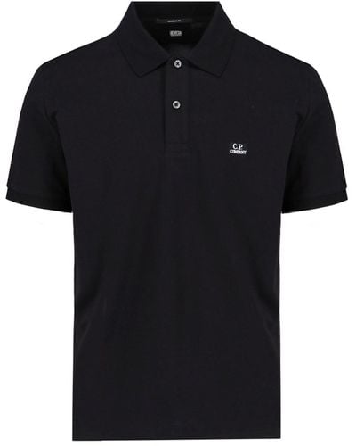 C.P. Company Regular Polo Shirt "stretch Piquet" - Black