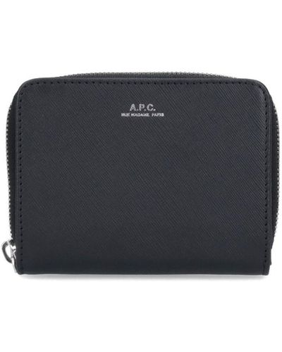 A.P.C. Logo Wallet - Black