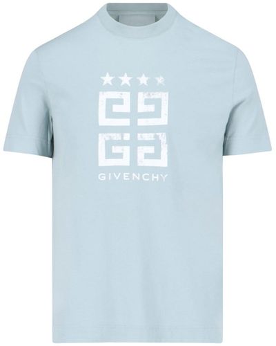 Givenchy T-Shirt "4G Stars" - Blu