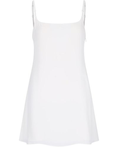 Courreges Mini Dress "slip" - White