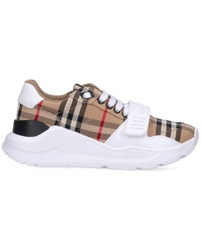 Burberry 'vintage Check' Trainers - White