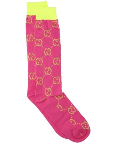 Gucci 'Gg' Socks - Pink