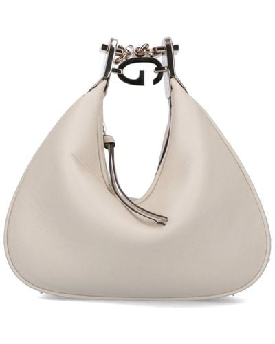 Gucci 'attache' Small Shoulder Bag - White