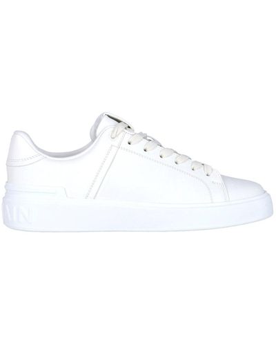 Balmain Sneakers B-Court in pelle - Bianco