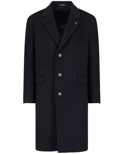 Tagliatore One-breasted Coat - Black
