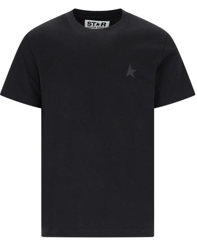 Golden Goose T-Shirts And Polos - Black