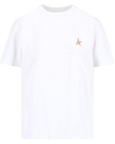 Golden Goose T-Shirt "Star" - Bianco