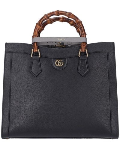 Gucci "diana" Medium Tote Bag - Black