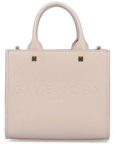 Givenchy "g" Mini Tote Bag - Natural